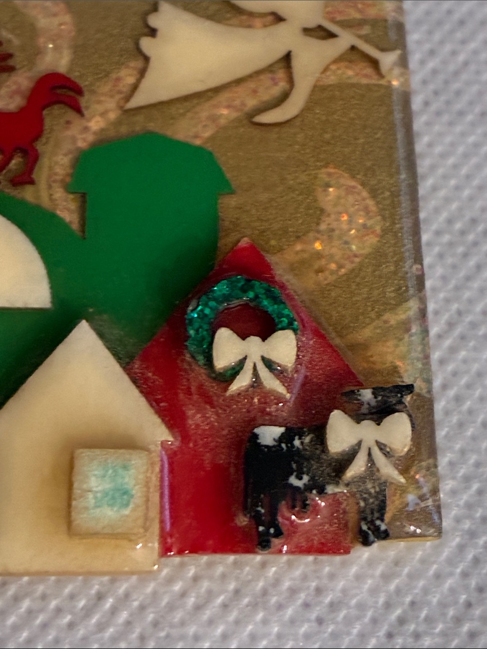 Lucinda Christmas Holiday Barn Farm Angel Pin *Read Description* - Picture 5 of 6
